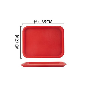 3 SIZE Large Foodservice Tray, <strong>Rectangular</strong> Food Trays <strong>Plastic</strong> Drink <strong>Serving</strong> Tray for <strong>Serving</strong> Drinks, Snacks, Tea - Product Image 2
