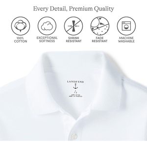 Uniforme Escolar FOXA para Niños, Polo 100% Algodón de Manga Corta para Niños y Niñas - Product Image 3