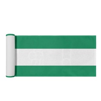Taplak Meja Bendera Nasional Nigeria dengan Dekorasi Khusus, Dekorasi Meja Anti Kusut untuk Tata Letak Hotel, Pesta Festival