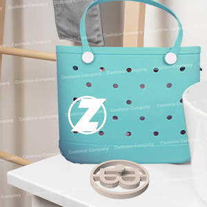 Factory Available Wholesale New Design Makeup <b>Handbag</b> Tote Silicone Beach <b>Insert</b> Bag Bit Charms Accessories - Product Image 3