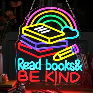 Luces LED de neón exclusivas para lectura transfronteriza, letreros iluminados para la temporada de regreso a clases y luces decorativas - Product Image 5
