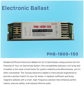 Balasto electrónico de alto rendimiento de 155W para tratamiento de agua de lámpara germicida Uv 110-240V fuente de alimentación certificada Ce - Product Image 4