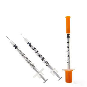<span class=keywords><strong>Jeringas</strong></span> <span class=keywords><strong>de</strong></span> <span class=keywords><strong>Insulina</strong></span> <span class=keywords><strong>de</strong></span> Plástico Desechables y Seguras, Estériles, <span class=keywords><strong>de</strong></span> 1 ml, con Agujas <span class=keywords><strong>de</strong></span> 6 mm, 8 mm y 12 mm, Calibre 29G-34G, <span class=keywords><strong>Precio</strong></span> <span class=keywords><strong>de</strong></span> Fábrica, Aptas para Mascotas, con Conexión Luer Lock - Product Image 1