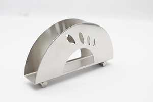 Soporte para toallas de papel <span class=keywords><strong>vertical</strong></span> de escritorio personalizado, dispensador de papel tisú, <span class=keywords><strong>servilletero</strong></span> de mesa de acero inoxidable para cocina, salón de hotel - Product Image 6