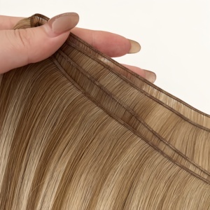 Extensiones de Cabello Ruikang para Genius Weft, Cabello Remy Europeo, Técnica de Doble Trama, Cabello Humano de Alta Calidad - Product Image 4