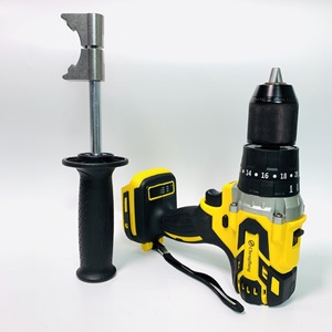 Taladro percutor inalámbrico recargable de litio de alta potencia amarillo, taladro manual sin escobillas de alto torque, destornillador de 13 mm - Product Image 6