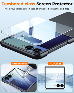Funda para Teléfono Z Flip 7, Protección Total, Anti-Rayones, Resistente a Impactos, PC Rígido Ultrafino, Carga Inalámbrica - Product Image 4
