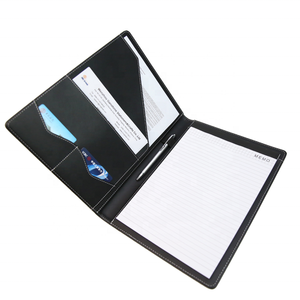 Trung Quốc PU da điều hành kinh doanh tập tin thư mục với thẻ pocket và chủ bút cho khách sạn và hội nghị - Product Image 1