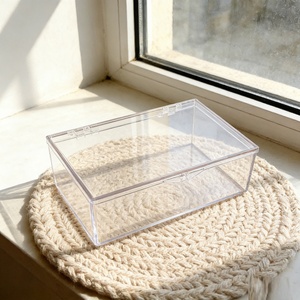 Transparent Acrylic Storage Box Magnetic Hinged Lid Handmade Rectangular <b>Display</b> <b>Case</b> for Household - Product Image 4