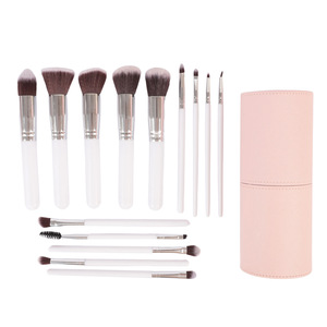 Juego <span class=keywords><strong>de</strong></span> <span class=keywords><strong>Brochas</strong></span> <span class=keywords><strong>de</strong></span> <span class=keywords><strong>Maquillaje</strong></span> Profesionales <span class=keywords><strong>de</strong></span> Alta Calidad con Mango <span class=keywords><strong>de</strong></span> Madera, Color Negro, para el Mercado Global - Product Image 1