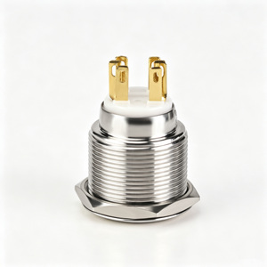 Botón pulsador metálico impermeable IP65 de 12mm, 16mm, 19mm, 22mm, 25mm para estación de secado de aire - Product Image 6