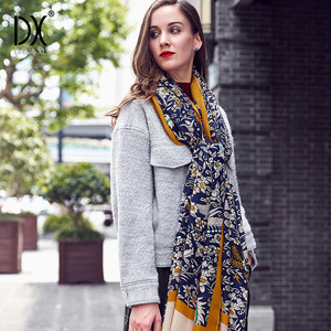 Nuovi disegni <span class=keywords><strong>sciarpa</strong></span> oversize <span class=keywords><strong>donna</strong></span> mantello scialle Poncho 100% pura <span class=keywords><strong>lana</strong></span> sciarpe - Product Image 3