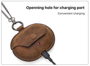 <span class=keywords><strong>Funda</strong></span> de cuero Real de lujo con correas <span class=keywords><strong>para</strong></span> collares, bolsa de almacenamiento <span class=keywords><strong>para</strong></span> <span class=keywords><strong>Beats</strong></span> <span class=keywords><strong>Studio</strong></span> <span class=keywords><strong>Buds</strong></span> - Product Image 3