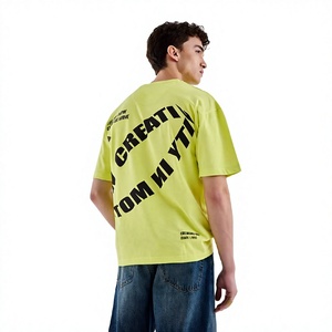 T-shirt pour homme à coupe classique imprimé sur mesure, 100% coton, manches courtes, col rond, streetwear décontracté, t-shirt graphique, vêtements en gros - Product Image 5