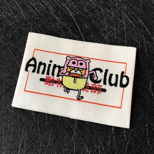 Etiqueta de cuello personalizada de poliéster y algodón para coser en ropa, bolsos, etiquetas principales lavables para prendas, etiqueta tejida. - Product Image 4