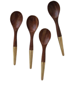 Vaisselle écologique Cuillère et fourchette en bois Ensemble de couverts en bois de table Cuillère en bois Restaurants Hôtels - Product Image 6