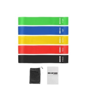 Bande de Résistance Élastique pour Exercices des Fessiers – Entraînement Yoga, Fitness, Squats, Étirements – Portable, Tous Âges, Colorée - Product Image 4