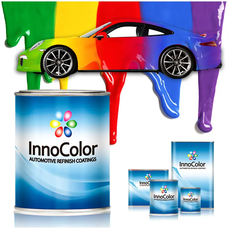 InnoColor สีรถยนต์แบบมืออาชีพ,สีรถยนต์ฟื้นฟู1K 2K สีรถยนต์ซ่อมตัวถังรถยนต์ระบบผสมสีรถยนต์