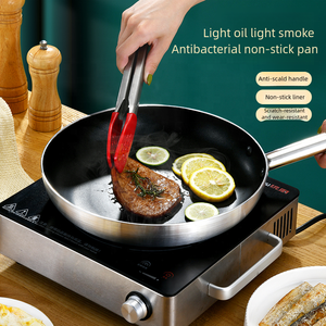 Sartén Antiadherente de Aleación de Aluminio de 24 cm, Directo de Fábrica, con Fondo de Acero Inoxidable de 3 Capas, Diseño Ecológico y Duradero para el Hogar - Product Image 1