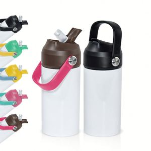 Nouvel Arrivage – Gourde Isotherme Enfant 350 ml en Acier Inoxydable 304 à Double Paroi, Anti-Fuite, Sans BPA, Personnalisable par Sublimation, avec Couvercle Rabattable et Poignée - Product Image 1