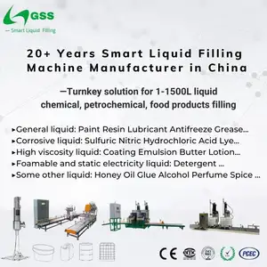 GSS 10-30 L otomatik reçine tiner yağlama yağı boya dijital kimyasal sıvı dolum makinesi