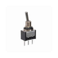 Interrupteur à bascule miniature en métal durable, modèle 14, pour usage industriel et domestique, courant maximal 15A, 50V, IP31, 3 pôles, Dirui, marche/arrêt