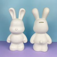 Vente en gros DIY Fluide Ours Teddy Ours violent Ours sombre Peinture Creative Home Decorations Handmade Doll Figurine Toys