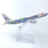 Modelo de Avión de Simulación Serie A320 de Major Aviation, Aleación con Tren de Aterrizaje, Modelo de Avión Estático, Adorno