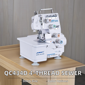 JUKKY Marque JK-434 <span class=keywords><strong>Machine</strong></span> À <span class=keywords><strong>Tricoter</strong></span> Ménage Multi-fonctionnelle À Quatre Fils Surjeteuse <span class=keywords><strong>Machine</strong></span> À Coudre Prix Vêtements Machines - Product Image 3