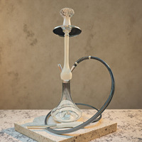 Chicha personnalisée de 60 cm de haut en résine colorée et alliage d'aluminium, tendance pour les salons de chicha, les bars, les restaurants, les cafés, les clubs, les fêtes, pour fumer la chicha