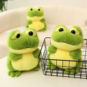 Peluche a Forma di Rana con Occhi Finti MEIWEN, Super Morbido, Verde, 20cm/30cm, Imbottitura in Cotone PP, Regalo per Bambini - Product Image 4