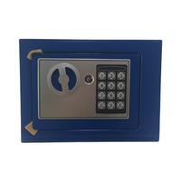 Coffre-fort électronique numérique en acier laminé à froid avec serrure à clé, corps de 1,5 mm, porte de 3,0 mm d'épaisseur, ignifuge pour la maison/le bureau