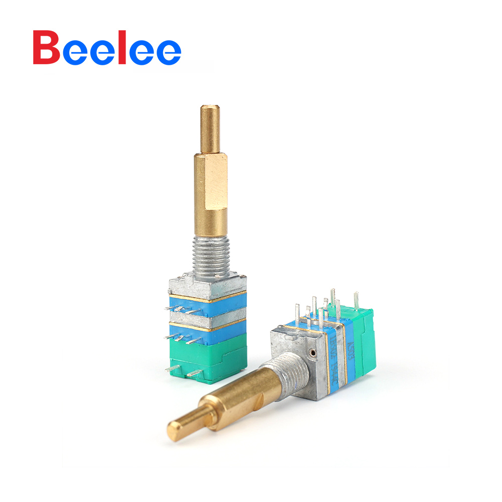 Beelee 50V Double Rotary Potentiometer Rotary Potentiometer With Switch