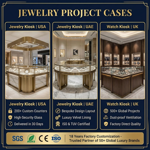 Espositore per <span class=keywords><strong>Gioielli</strong></span> <span class=keywords><strong>di</strong></span> Lusso Moderno Bianco, Isola Vetrina in Vetro Temperato per Negozi <span class=keywords><strong>di</strong></span> <span class=keywords><strong>Gioielli</strong></span> e Boutique - Product Image 6