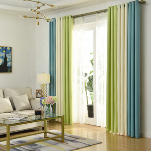 نوعية جيدة مصنع مباشرة ريدو Et Decoration نافذة غرفة المعيشة الصلبة اللون ستائر تعتيم - Product Image 2