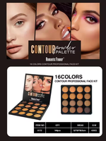 Palette de Poudre Compacte Mate pour le Visage, Maquillage de Contour, Cosmétiques Marque Blanche, 16 Couleurs, Produit Phare