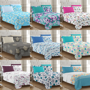 Juego de Sábanas de Microfibra Tamaño King, 6 Piezas, Juego de Ropa de Cama Estampada con Sábana Ajustable, Fundas de Almohada, Individual, <span class=keywords><strong>Nina</strong></span>, Listo para Enviar - Product Image 5