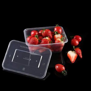 Customizable Rectangular Transparent PP Disposable 500ml Environment-friendly <b>Plastic</b> Box Packaging Take Away <b>Food</b> <b>Container</b> - Product Image 2