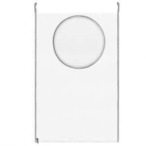 Best Choice Hanging Laundry Hamper <b>Bag</b> with Free Adjustable Stainless Steel Door <b>Suction</b> Cup Hooks - Product Image 3