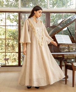 Jalabiya <span class=keywords><strong>de</strong></span> malla con lentejuelas bordadas y borlas, vestido <span class=keywords><strong>de</strong></span> noche largo, ropa islámica, talla grande, manga larga, venta al por mayor, personalizado - Product Image 5