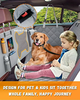 Housse de siège auto imperméable et antidérapante, avec hamac de protection pour animaux de compagnie. Convient aux véhicules tout-terrain et aux voitures.