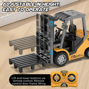 Model mainan Forklift kendali jarak jauh, mobil mainan <span class=keywords><strong>RC</strong></span>, mobil Forklift truk teknik <span class=keywords><strong>RC</strong></span>, Model mainan derek 1:64 simulasi 2.4G - Product Image 4