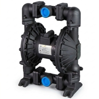 Pompe pneumatique à double diaphragme en alliage d'aluminium GK 1,5 pouce, actionnée par air, pour peinture, eaux usées et eaux sanitaires