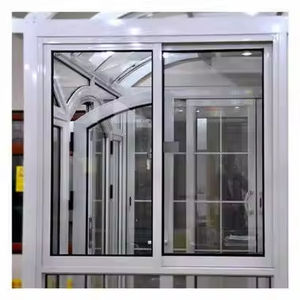 Nouveau design 3 pistes UPVC fenêtre coulissante serrure tirer <span class=keywords><strong>poignée</strong></span> 71X46.5 noir PVC rétractable Patio écran moustique extérieur sous-sol - Product Image 4