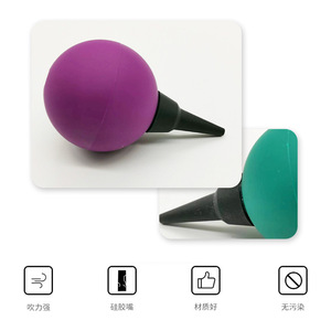 Silicone Air <b>Duster</b> Ball For Mobile Phone Screen Cleaning Wear Resistant RoHS Compliant Home Use - Product Image 4