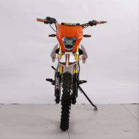 Moto tout-terrain professionnelle de 125 cm3 avec amortisseurs avant inversés, grandes roues de 17/14 pouces, Pit Bike Motocross pour adultes