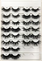 Vente en gros Emballage Personnalisé Marque Privée Faux Cils Vison à Bande Complète 3D Fluffy Lashes Extensions Natural Look Luxury Touch