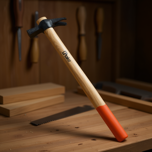 ค้อนช่างไม้ Carpenter's Hammer 5087 ด้ามไม้พร้อมด้ามจับสีส้ม สำหรับงานช่างไม้และงานแกะสลัก - Product Image 3