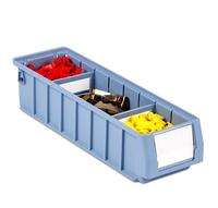 Bacs de rangement en plastique recyclable robustes pour entrepôt, organisateur de stockage peu encombrant pour écrous, boulons et petites pièces