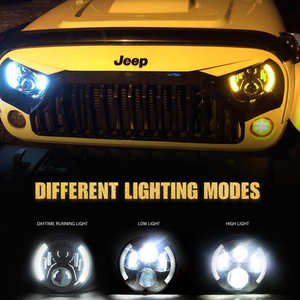 Faro redondo LOYO, faro Led de 7 pulgadas, faro todoterreno de haz Alto y Bajo para faros Led Wrangler Jl de - Product Image 2